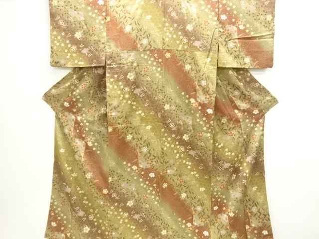 JAPANESE KIMONO / KOMON / FOLDING FAN 